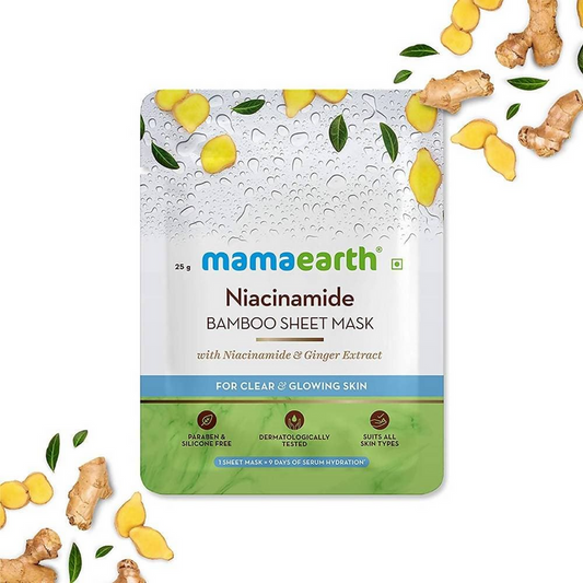 Mamaearth Niacinamide Bamboo Sheet Mask