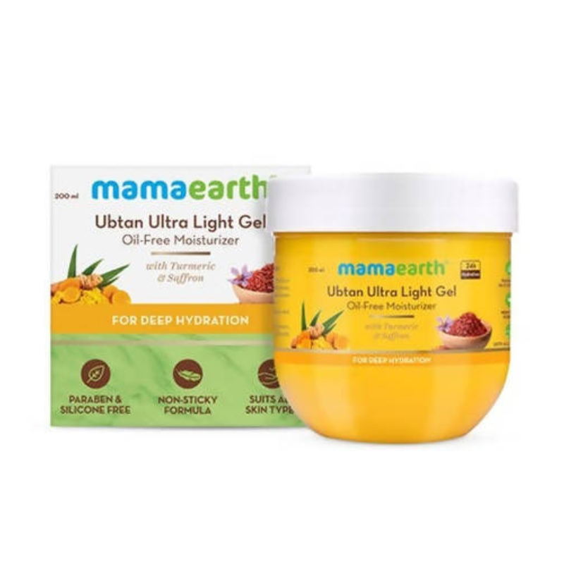 Mamaearth Ubtan Ultra Light Gel Oil