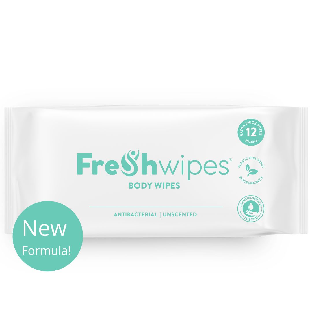 Unscented: 5 x Packs FreshWipes Body Wipes