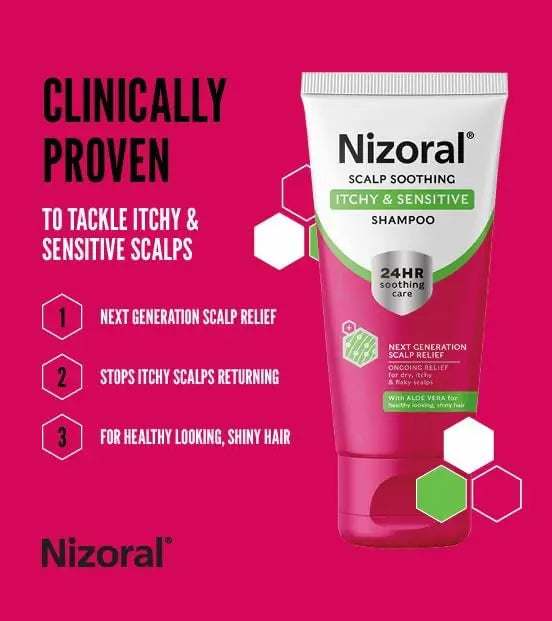 Nizoral Scalp Soothing Itchy & Sensitive Shampoo – 200 ml