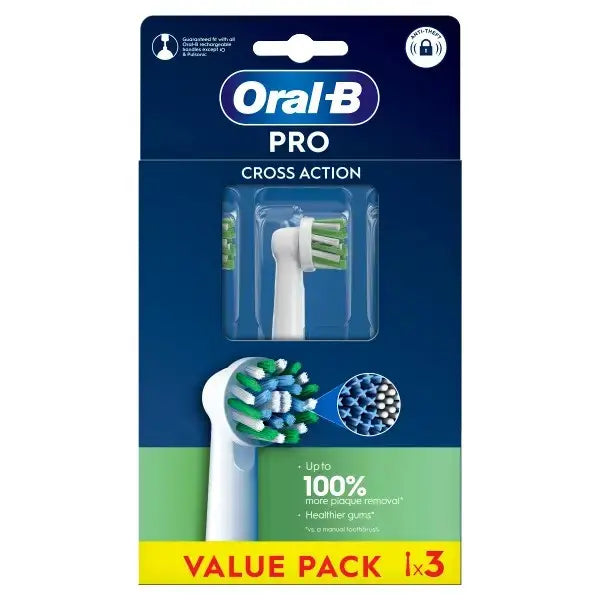 Oral-B Pro Cross Action Electric Toothbrush – Pack of 3