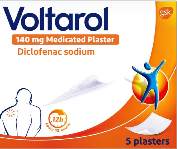 Voltarol 140mg Medicated Plaster 