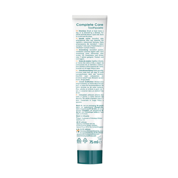 Himalaya Botanique Complete Care Toothpaste - Mint 75 ml