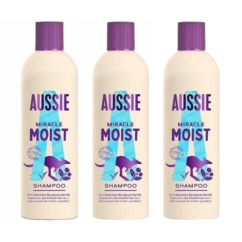 Aussie Miracle Moist Shampoo 300ml