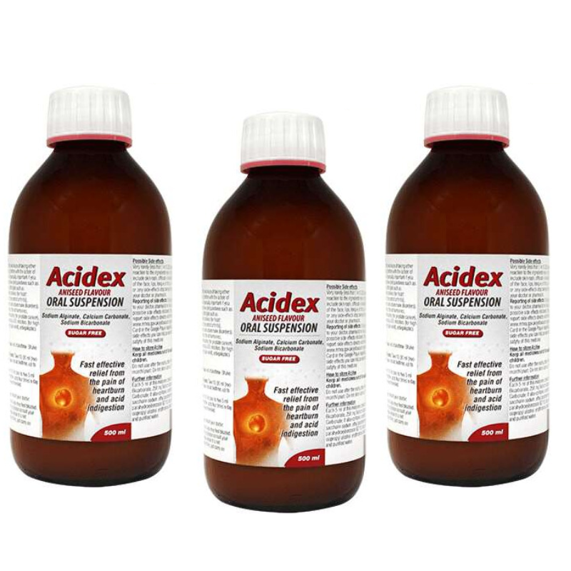 Acidex Original Oral Suspension Aniseed