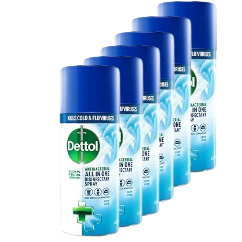 Dettol All-In-One Disinfectant Spray Crisp Linen - 400ml