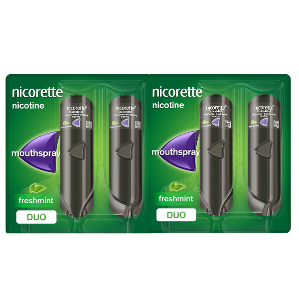 Nicorette Quickmist 1mg Freshmint Mouthspray Bundle 