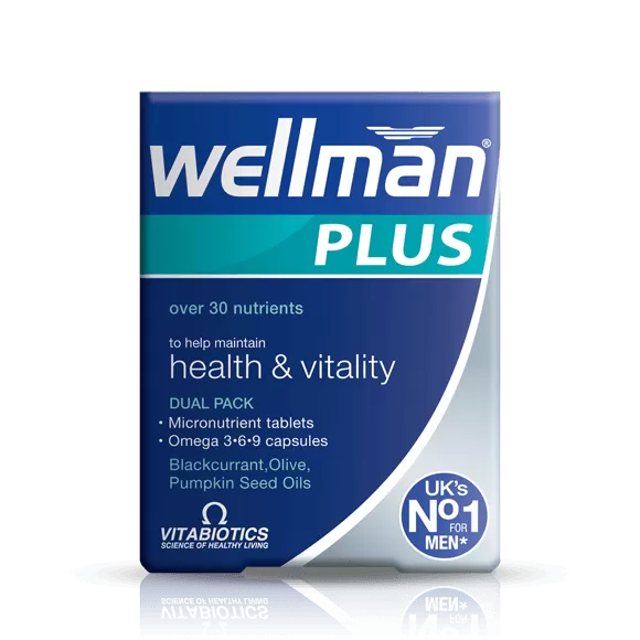 Vitabiotics Wellman plus Health & Vitality – 56 Tablets