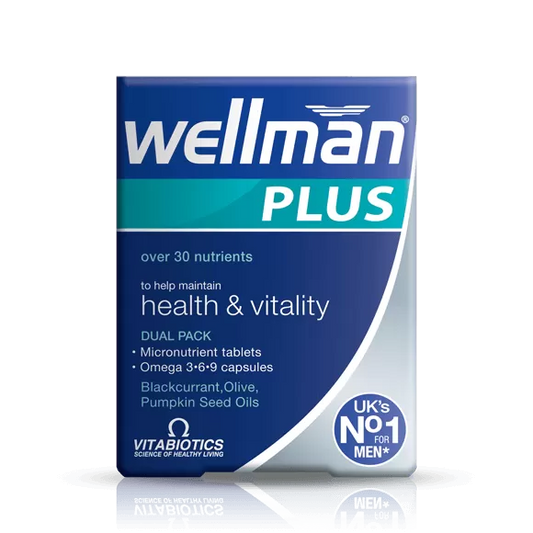 Vitabiotics Wellman plus Health & Vitality – 56 Tablets