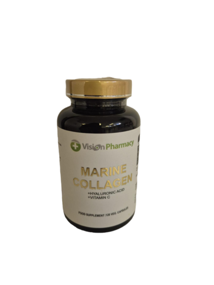 Marine Collagen + Hyaluronic Acid + Vitamin C - Veg Capsules