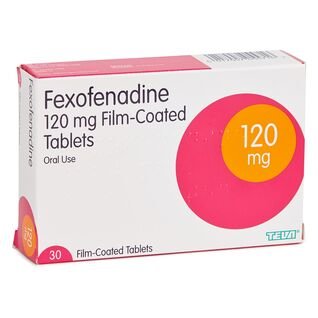 Fexofenadine 120mg 30 Tablets (brand may vary)