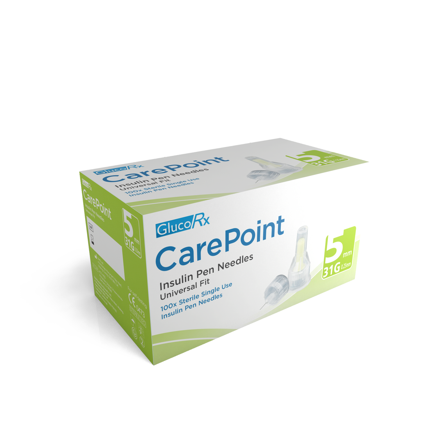 Carepoint Pen Needles 31g 5mm - 100 Needles