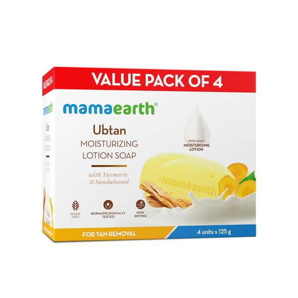 Mamaearth Ubtan Moisturizing Lotion Soap