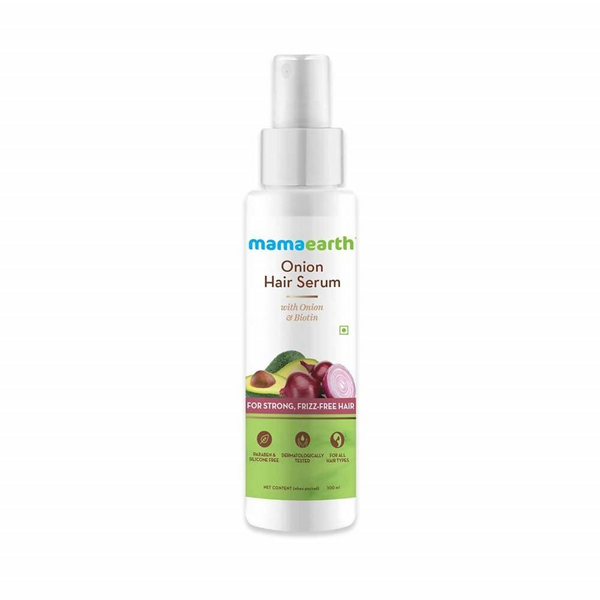 Mamaearth Onion Hair Serum For Strong , Frizz Free Hair -100 ml