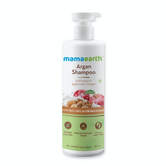 Mamaearth Argan Shampoo For Frizz-Free & Stronger Hair