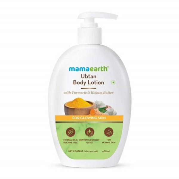 Mamaearth Ubtan Body Lotion For Glowing Skin