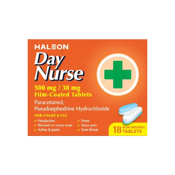 Day Nurse Tablets - 18 Tablets