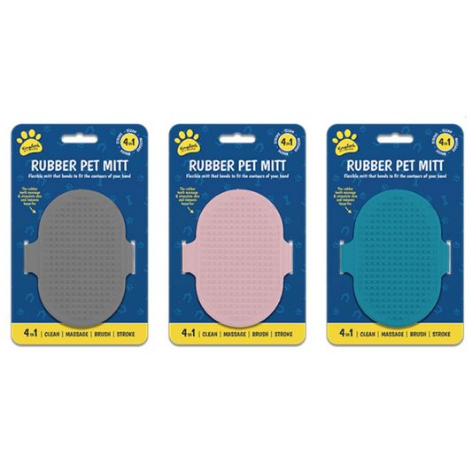 4-IN-1 Rubber Pet Mitt