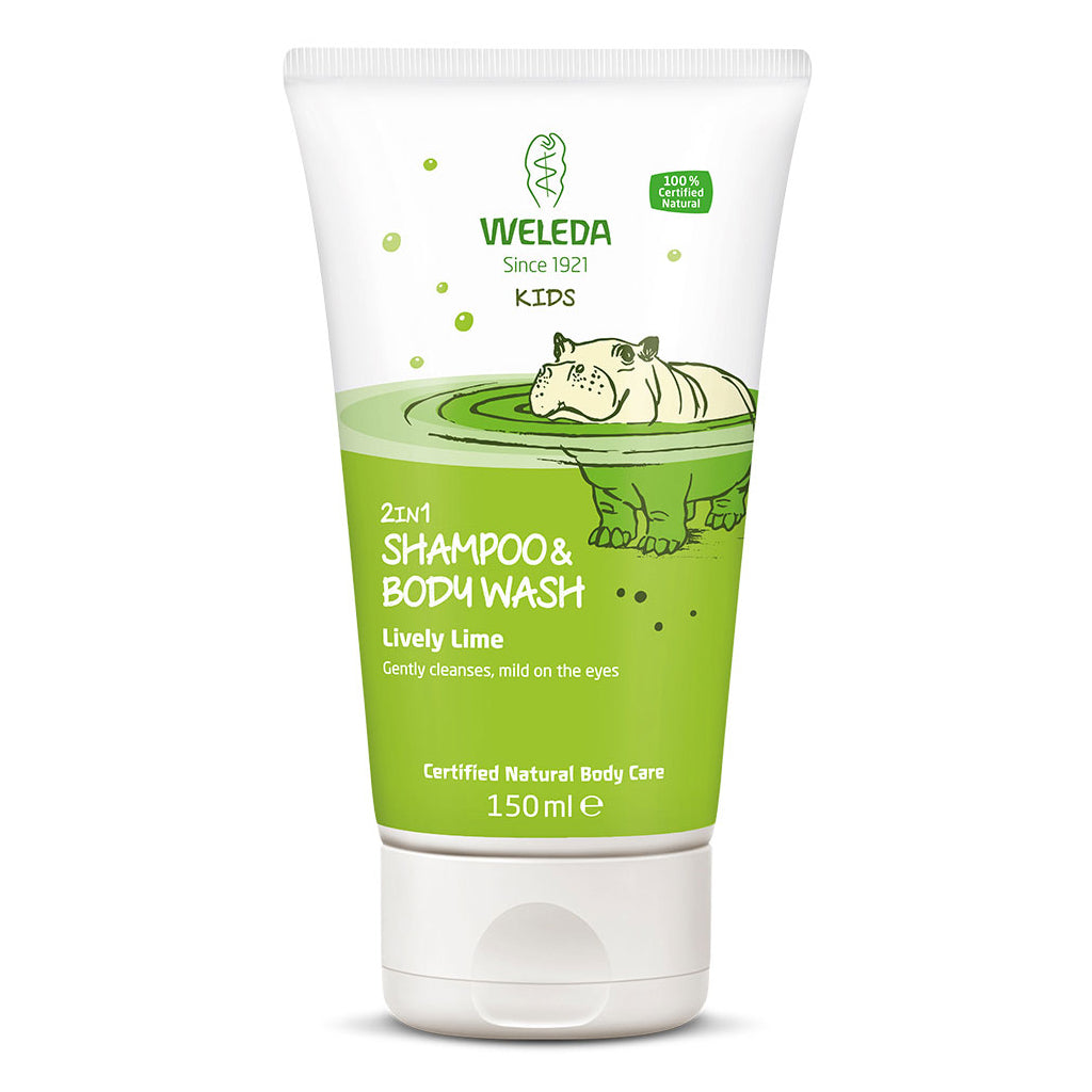 Weleda Kids 2 in 1 Lively Lime Shower 150ml