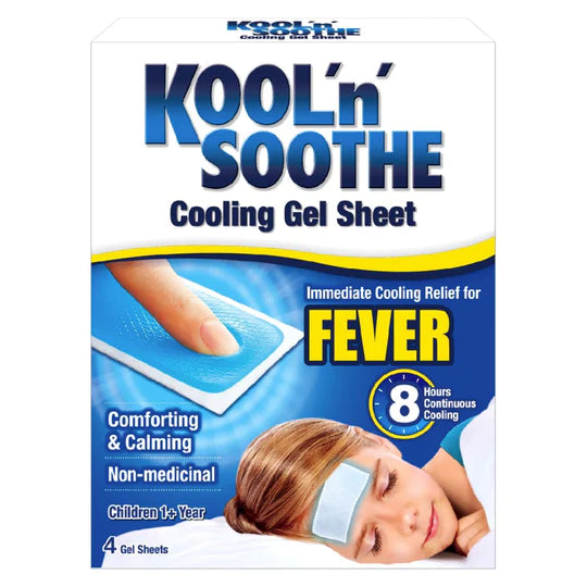 Kool N Soothe Fever Gel Sheet 4 Sheets