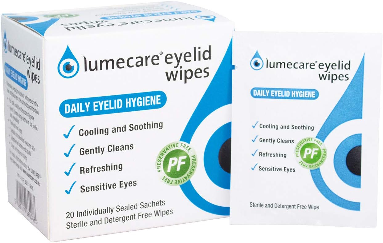 Lumecare Eyelid Wipes 20 Sachets