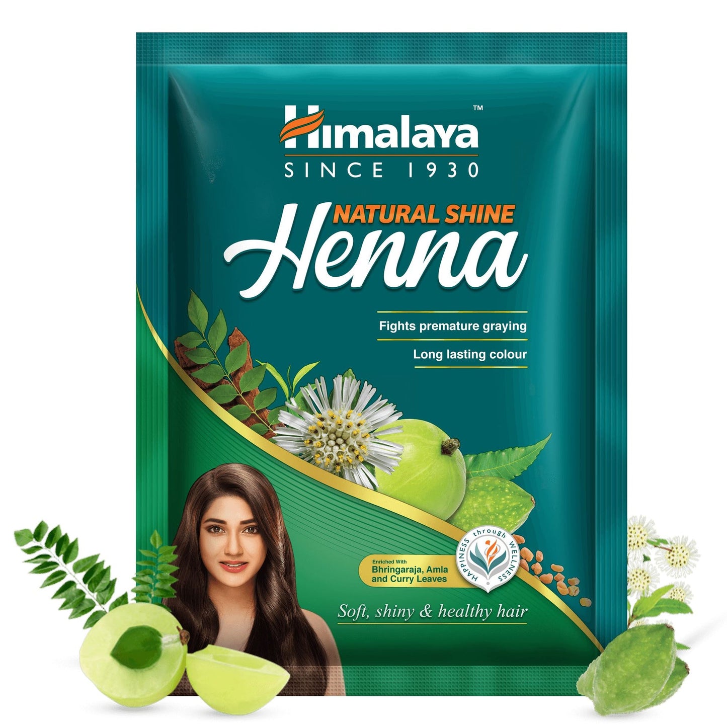 Himalaya Natural Shine Henna Mehandi Powder - Hair Color