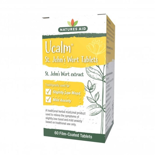 Natures Aid Ucalm 60 Film Coated Wort Tablets