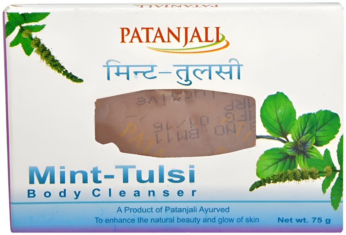 Patanjali Mint - Tulsi Body Cleanser Soap