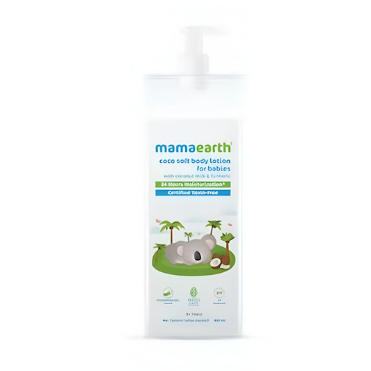 Mamaearth Coco Soft Body Lotion with Coconut Milk & Turmeric for Babies