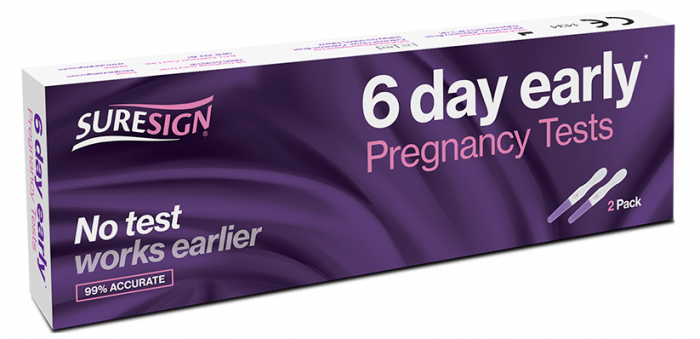 Suresign 6 Day Early Midstream Pregnancy Test