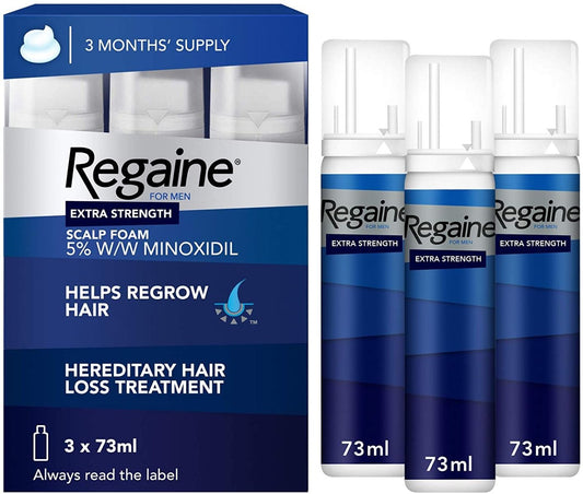 Regaine for Men Extra Strength Scalp Foam 73ml 