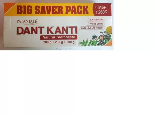 Patanjali Dant Kanti Natural Family Pack