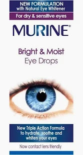 Murine Bright & Moist Eye Drops 15ml