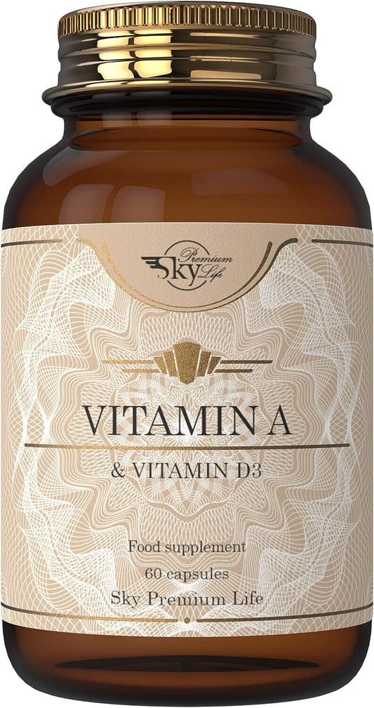 Sky Premium Life Vitamin A & Vitamin D3 – 60 Capsules