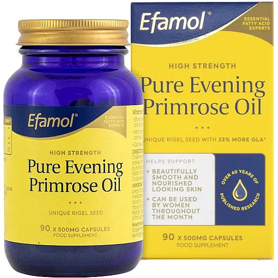 Efamol Pure Evening Primrose Oil 500mg - 90 Capsules