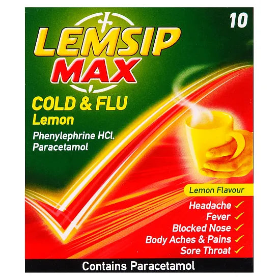 Lemsip Max Flu Lemon 