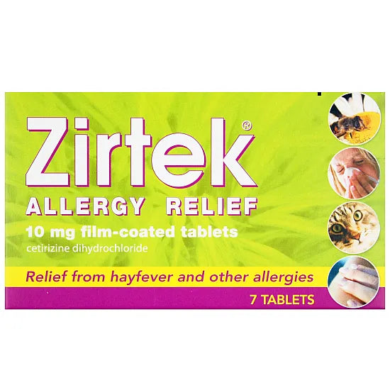 Zirtek Allergy Relief - 7 Tablets