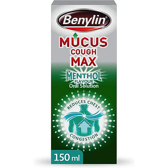 Benylin Mucus Cough Max Menthol - 150ml