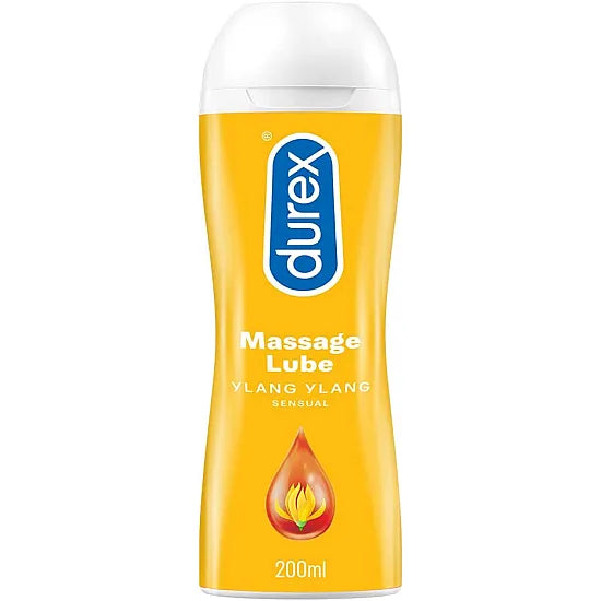 Durex Massage Lube 2-In-1 Sensual Lube Gel Water Based With Ylang Ylang