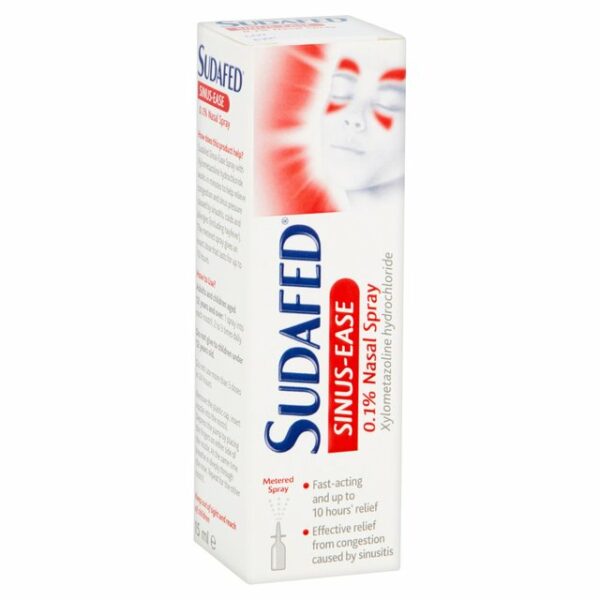 Sudafed Sinus Ease 0.1% Nasal Spray 