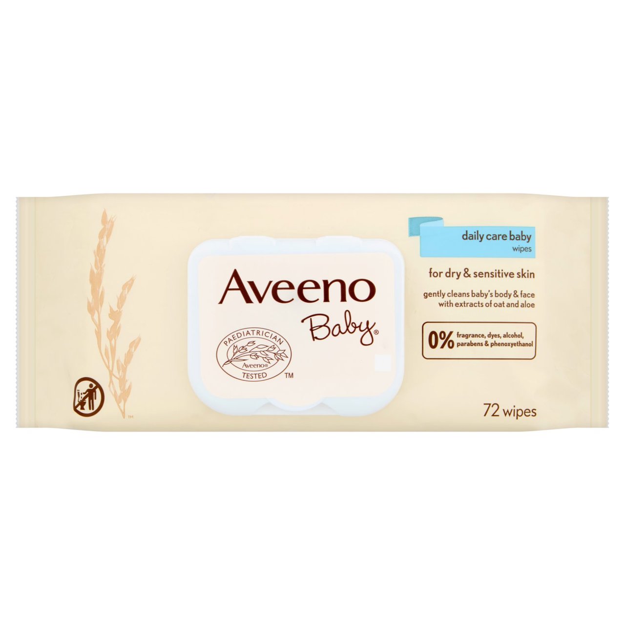 Aveeno Baby Daily Care Wipes - 72 Wipes