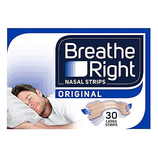 Breathe Right Original Snoring Congestion Relief Nasal Strips