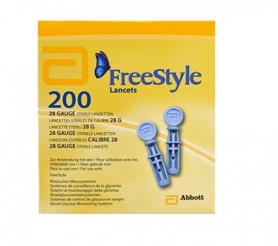 Freestyle 0.05mm Blood 200 Lancets