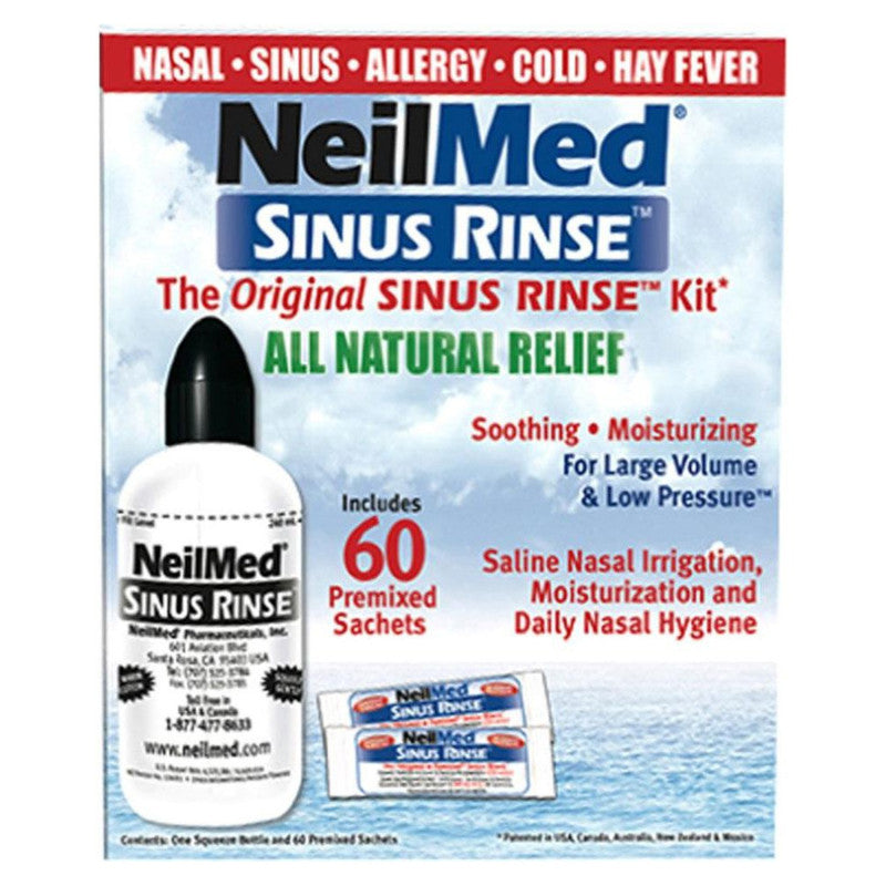 Neilmed Sinus Rinse Regular Kit - 60 Premixed Sachets – Vision Pharmacy