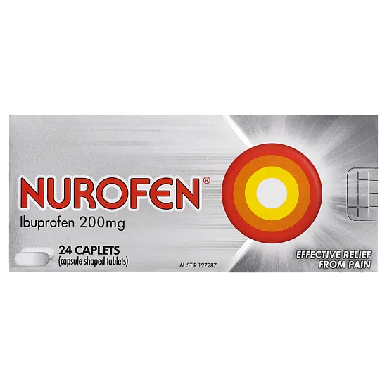 Nurofen Pain Relief 200mg Capsules - 24 Pack