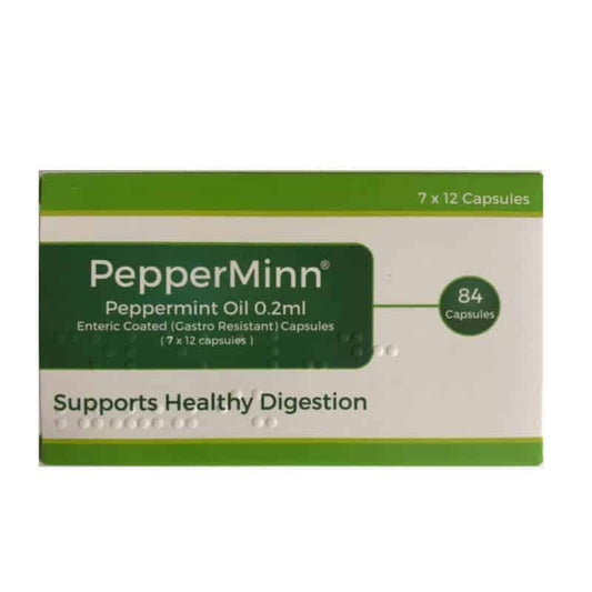 Peppermint Oil For IBS Relief – 84 Capsules (brand may vary)