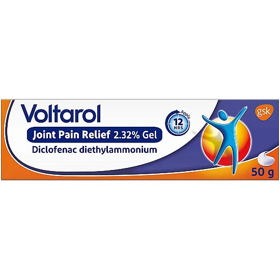 Voltarol 2.32% Gel 50g - Fast Acting Joint Pain Relief Solution ...