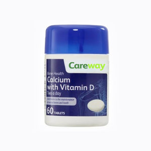 Careway Calcium & Vitamin D – 60 Tablets