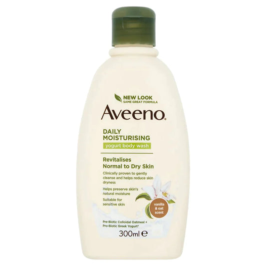 Aveeno Daily Moisturising Vanilla and Oat Body Wash - 300ml