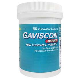 Gaviscon Advance Mint Chewable 60 Tablets